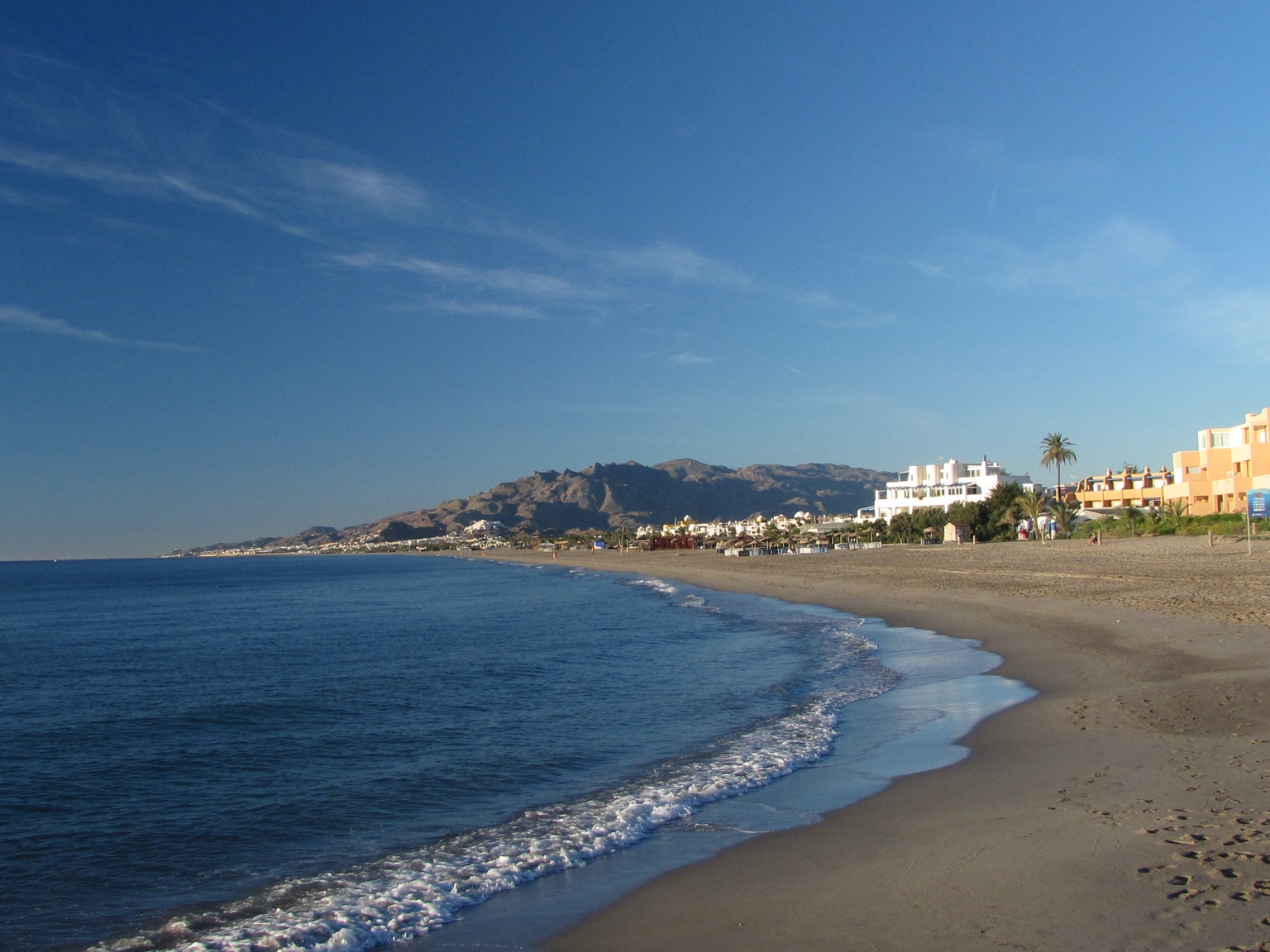 El Playazo de Vera, playa naturista en Almería, España