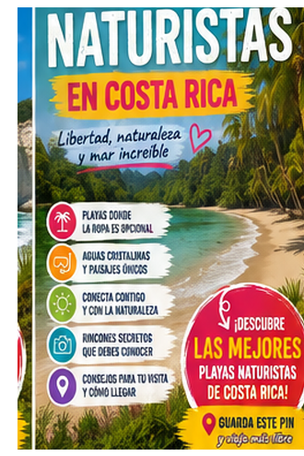 Pin de Destino y Aventura para Costa Rica