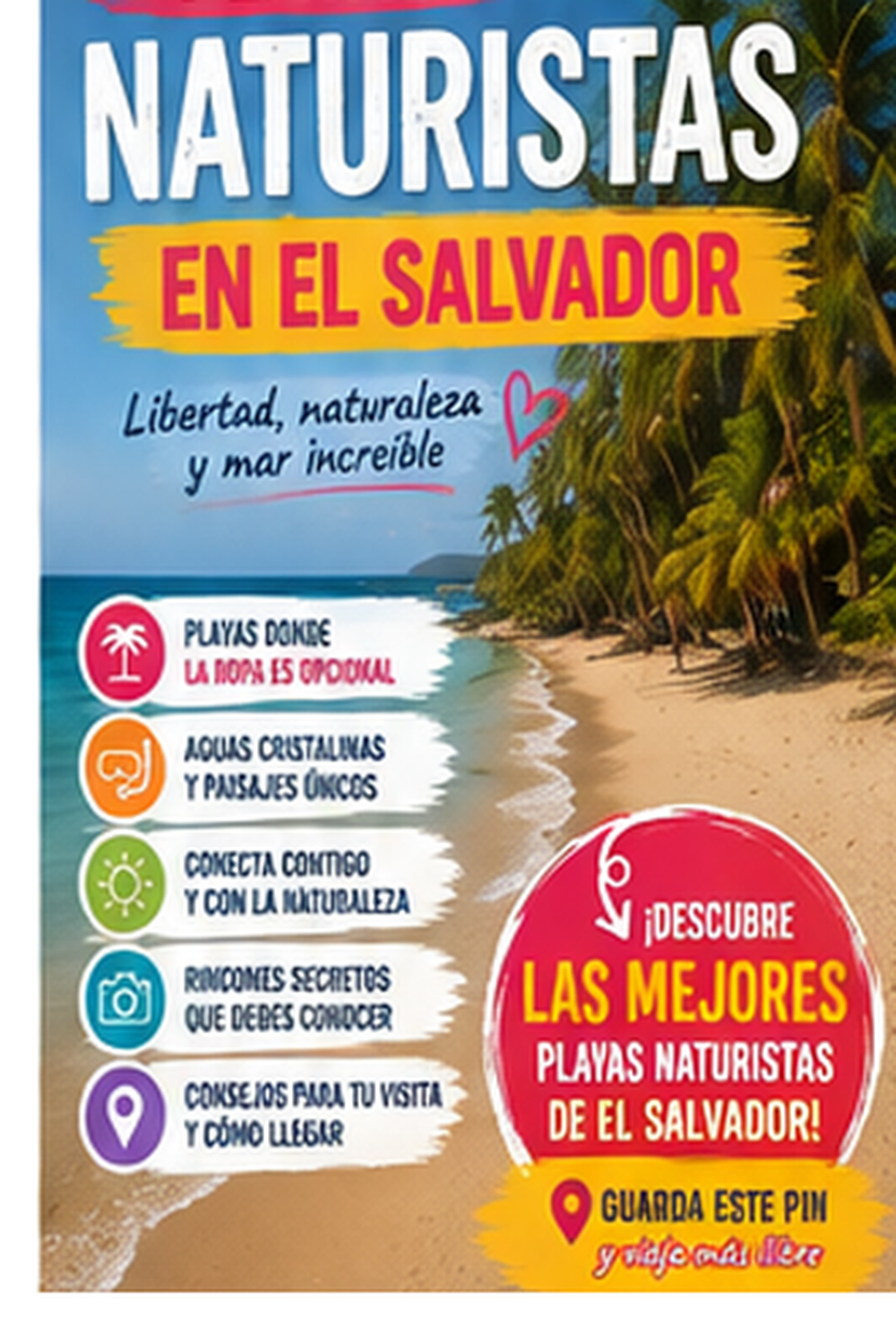 Pin de Destino y Aventura para El Salvador